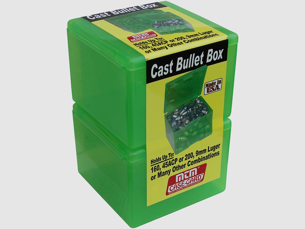 MTM Scatola per proiettili CAST-1-16 verde trasparente