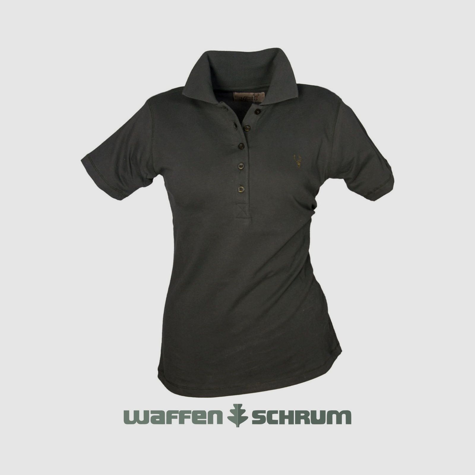 Hubertus Pique Shirt Damen dkl. oliv