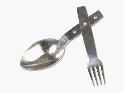 Mil-Tec Folding Cutlery Spoon Fork Aluminum