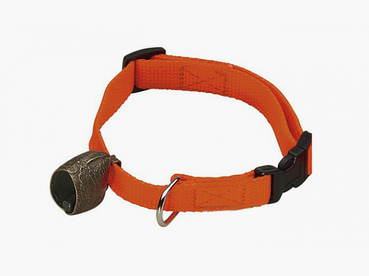 Signalhalsband, mit Steckschloss und Glocke