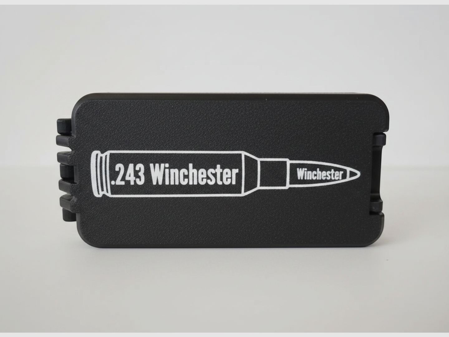 Filamelt Munitionsbox / 243 Winchester / 'Klapp- / Rastdeckel' / Patronenbox, Ammo Box
