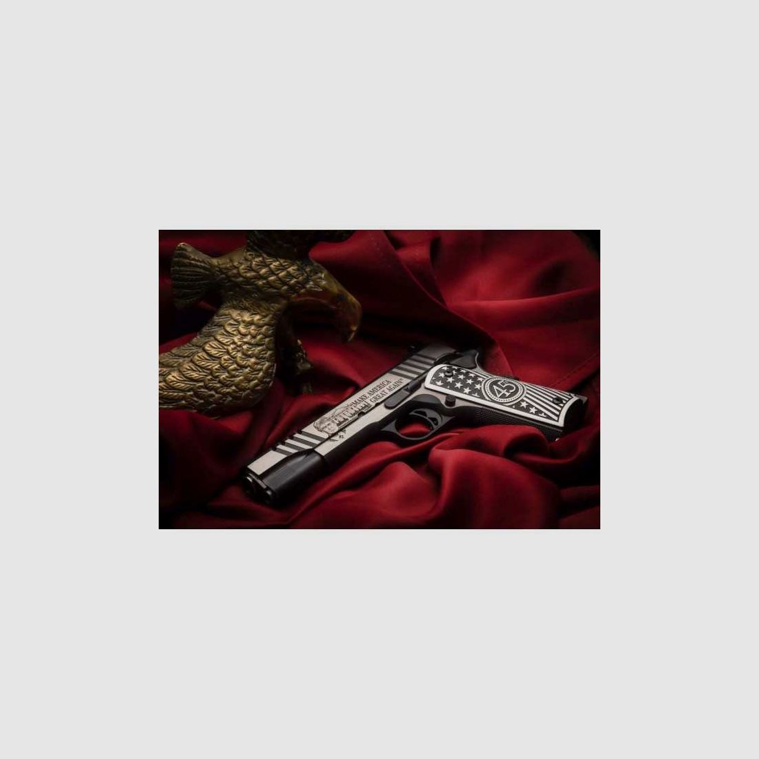 Auto Ordnance "Trump One" 1911 TCAC14N .45 ACP President Custom Pistole