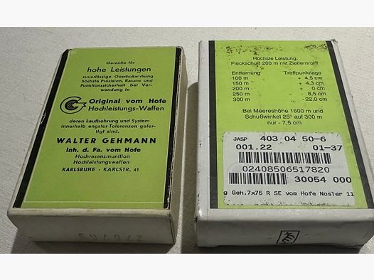 10 disparos 7 x 75 R SE del Hofe (Super Express)