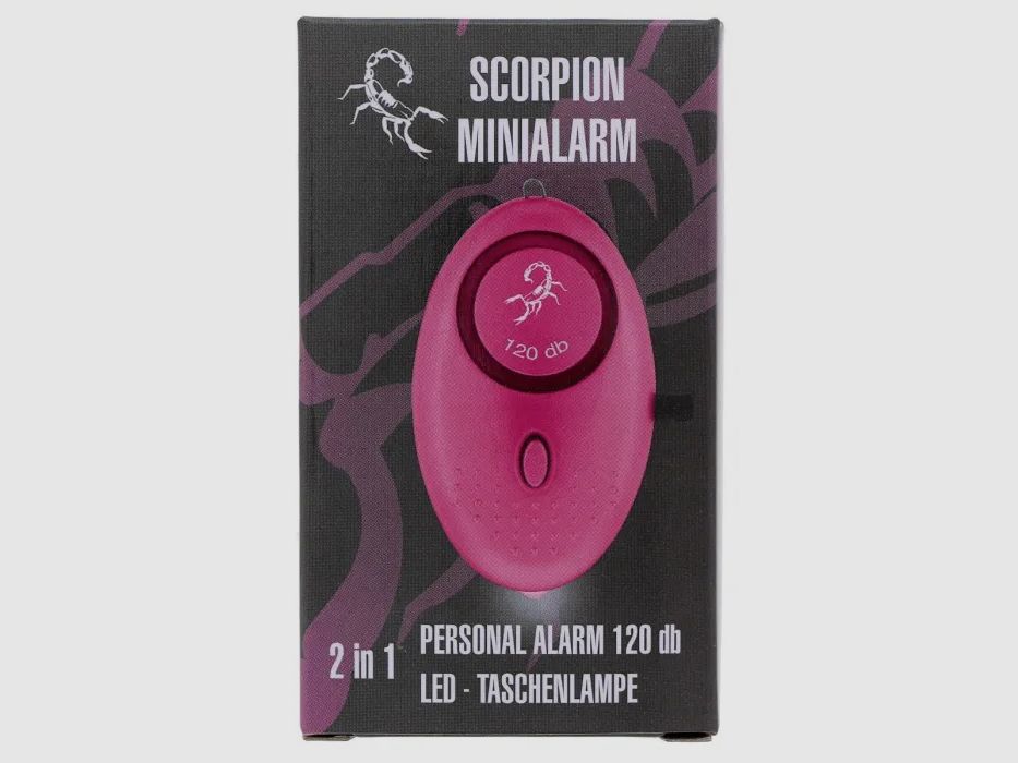 Scorpion Personalalarm 120 db Pink