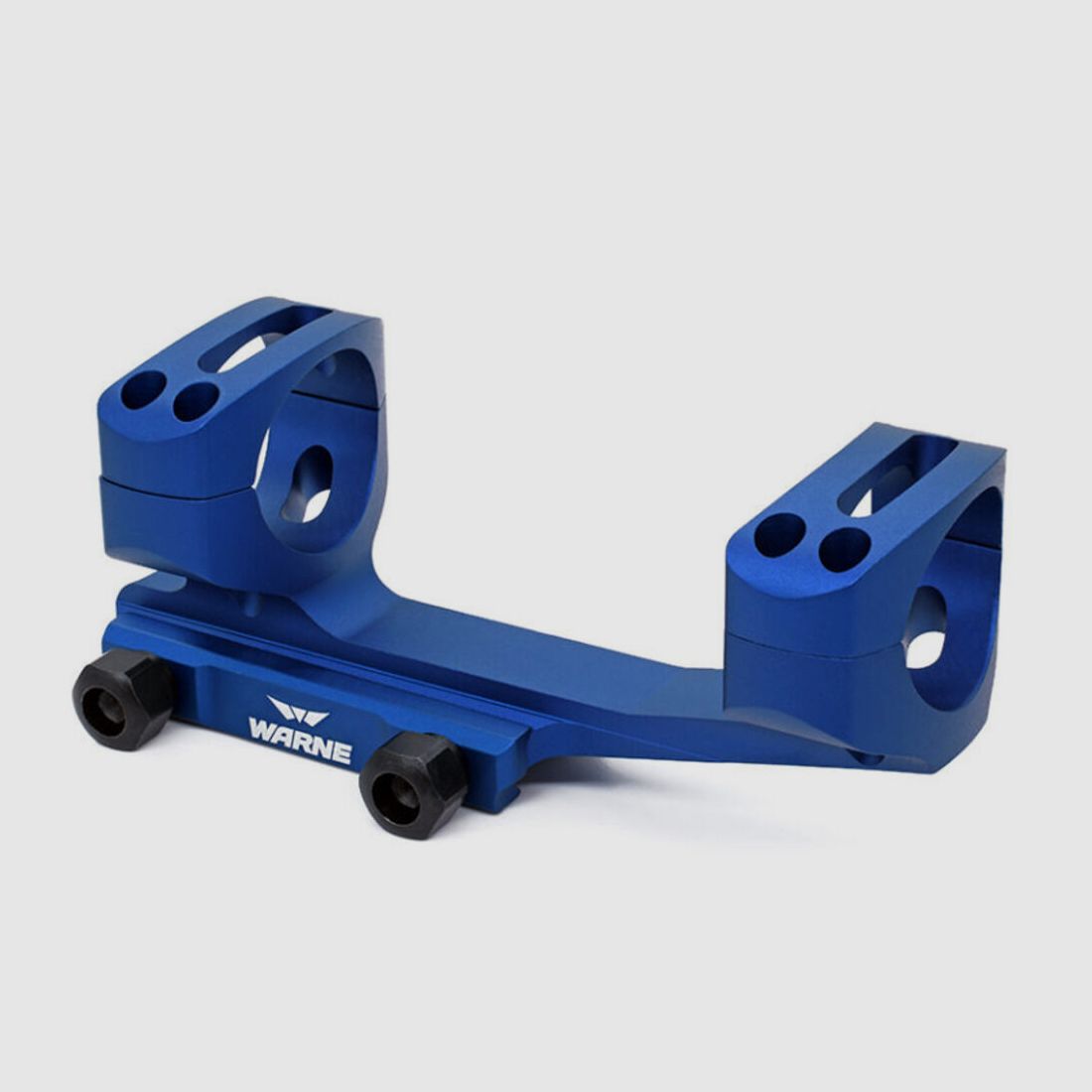 Warne Skeleton Montage - monobloc 30mm Weaver Bleu