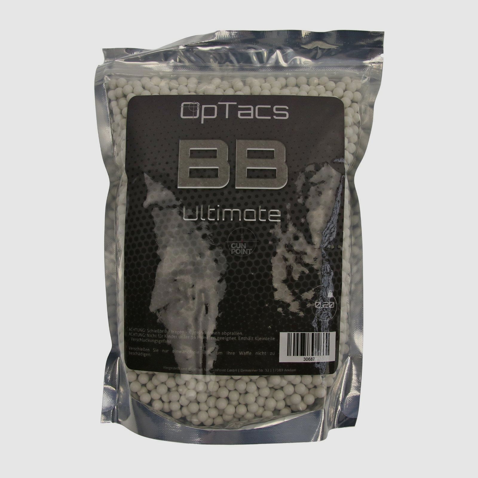 Softair - Kugeln OpTacs Ultimate BBs 0,20 g 1000 Stk.