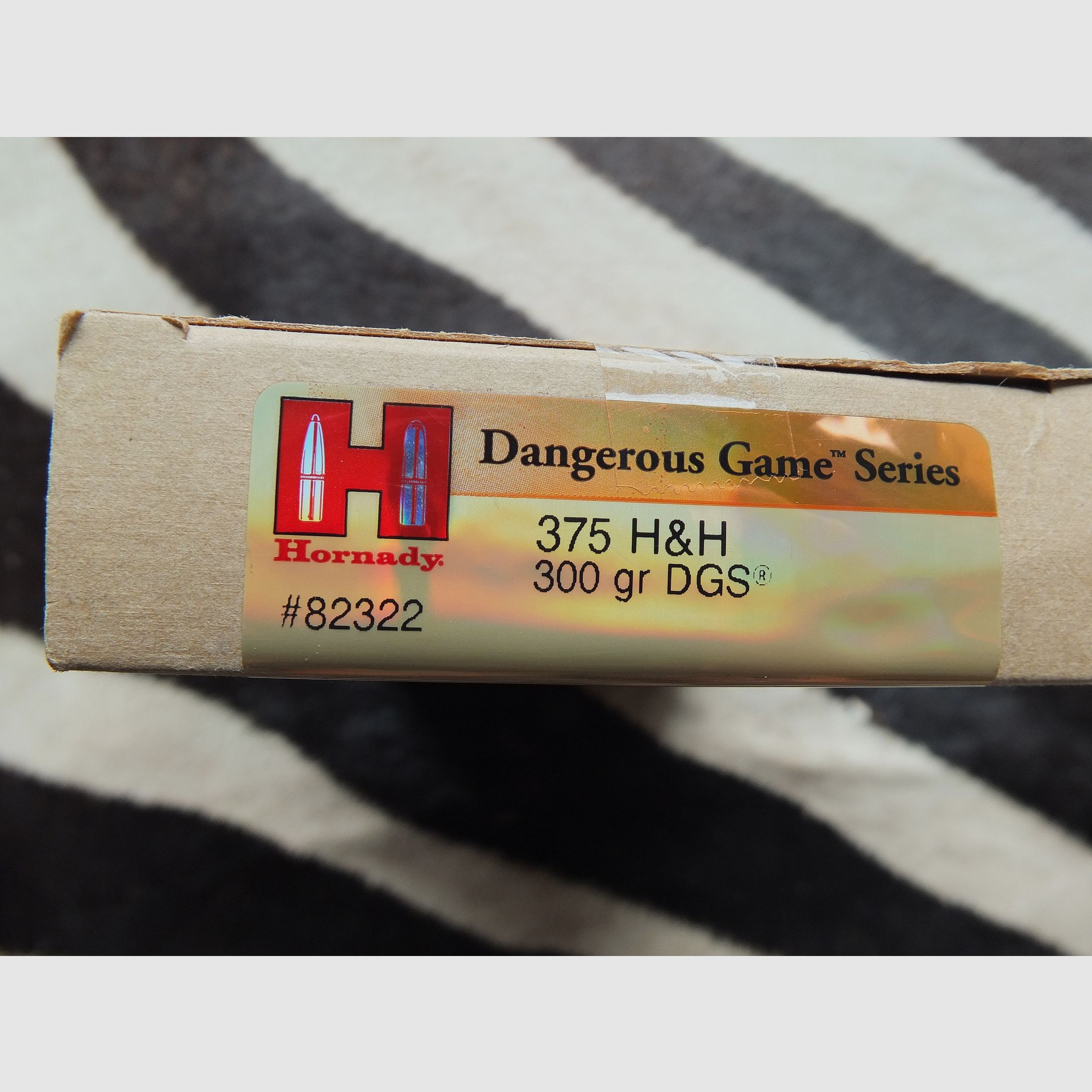 375 H&H Magnum Hornady Dangerous Game Solid 300grain