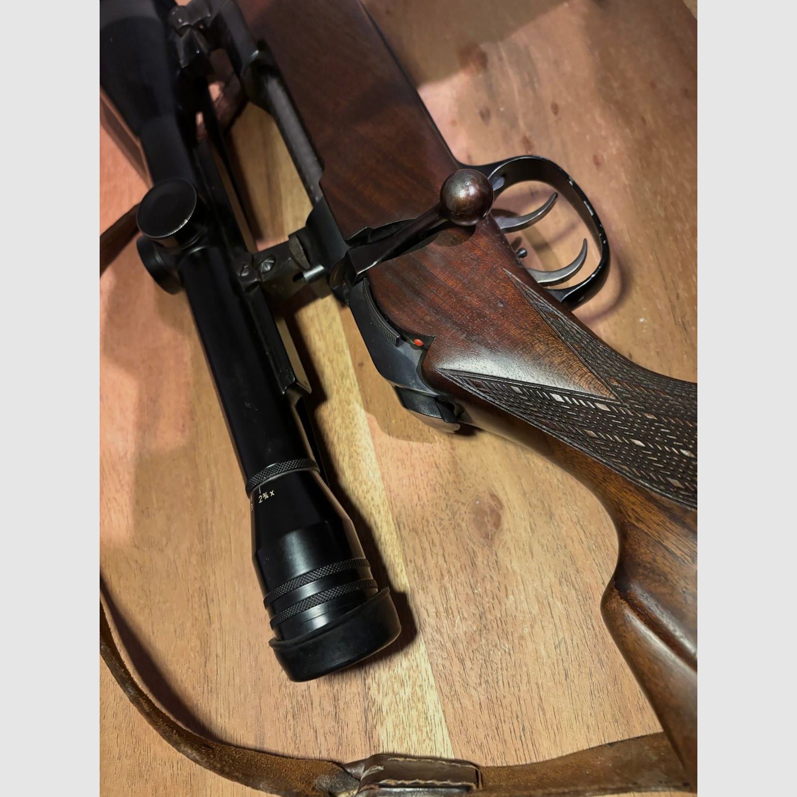 Krico 700 repeating rifle 7x64 repeater + optics + magazine