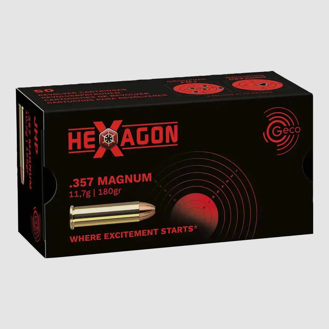 Geco Hexagon 180 grs - 50 pcs