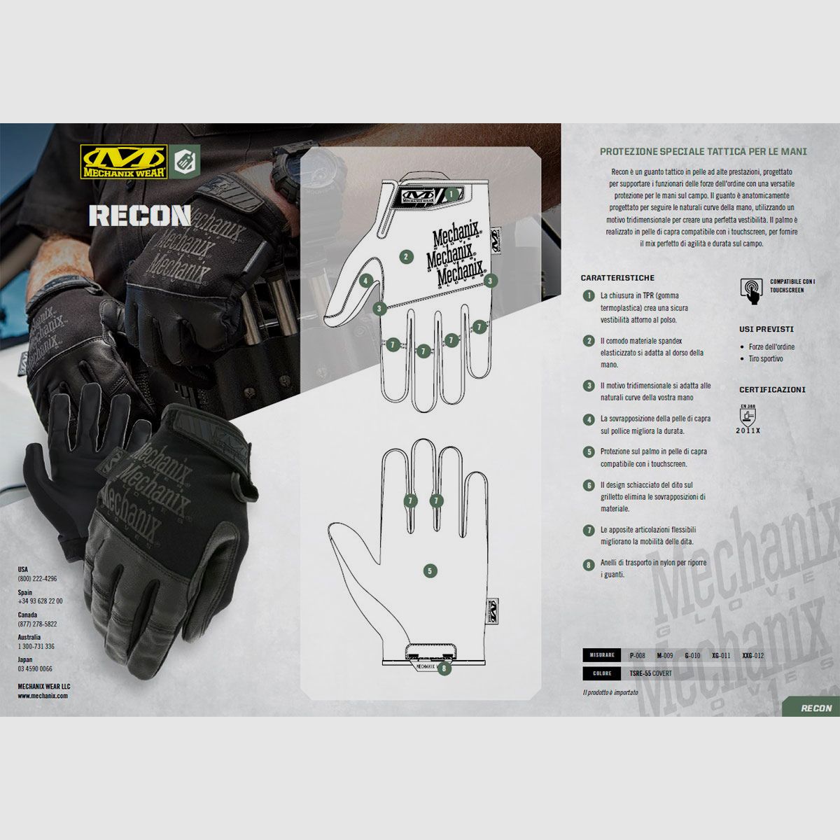 MECHANIX WEAR – RECON HIGH DEXTERITY Covert, Bild 3 von 9