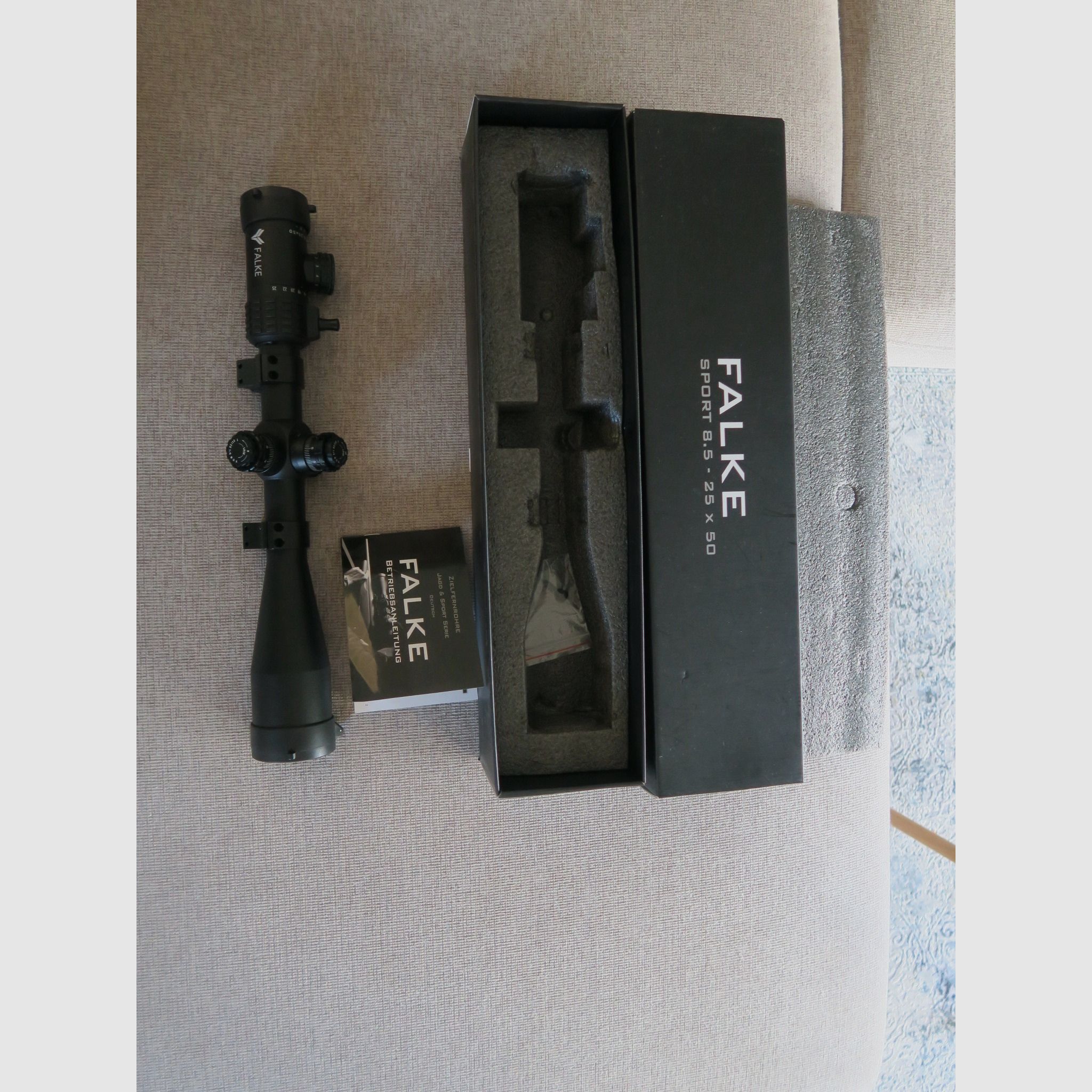 Zielfernrohr FALKE 8,5-25x50 mildot