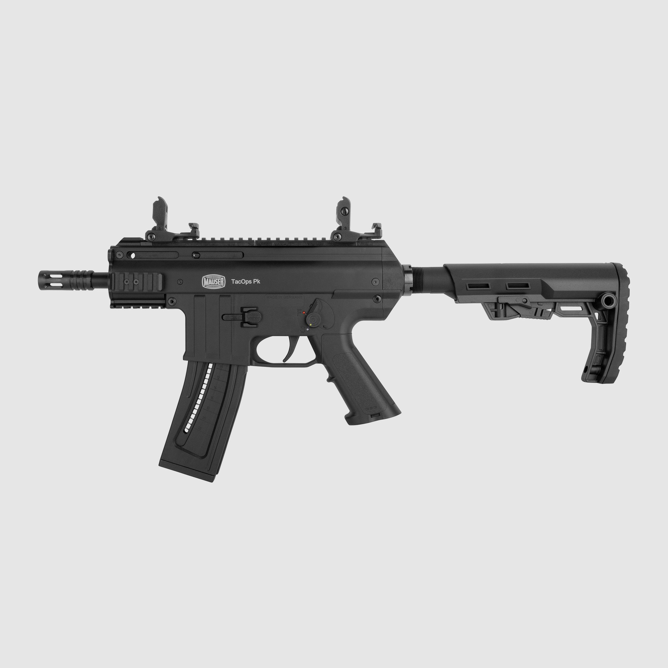 MAUSER TacOps PK Zwart .22lr HV - Zelfladende pistool