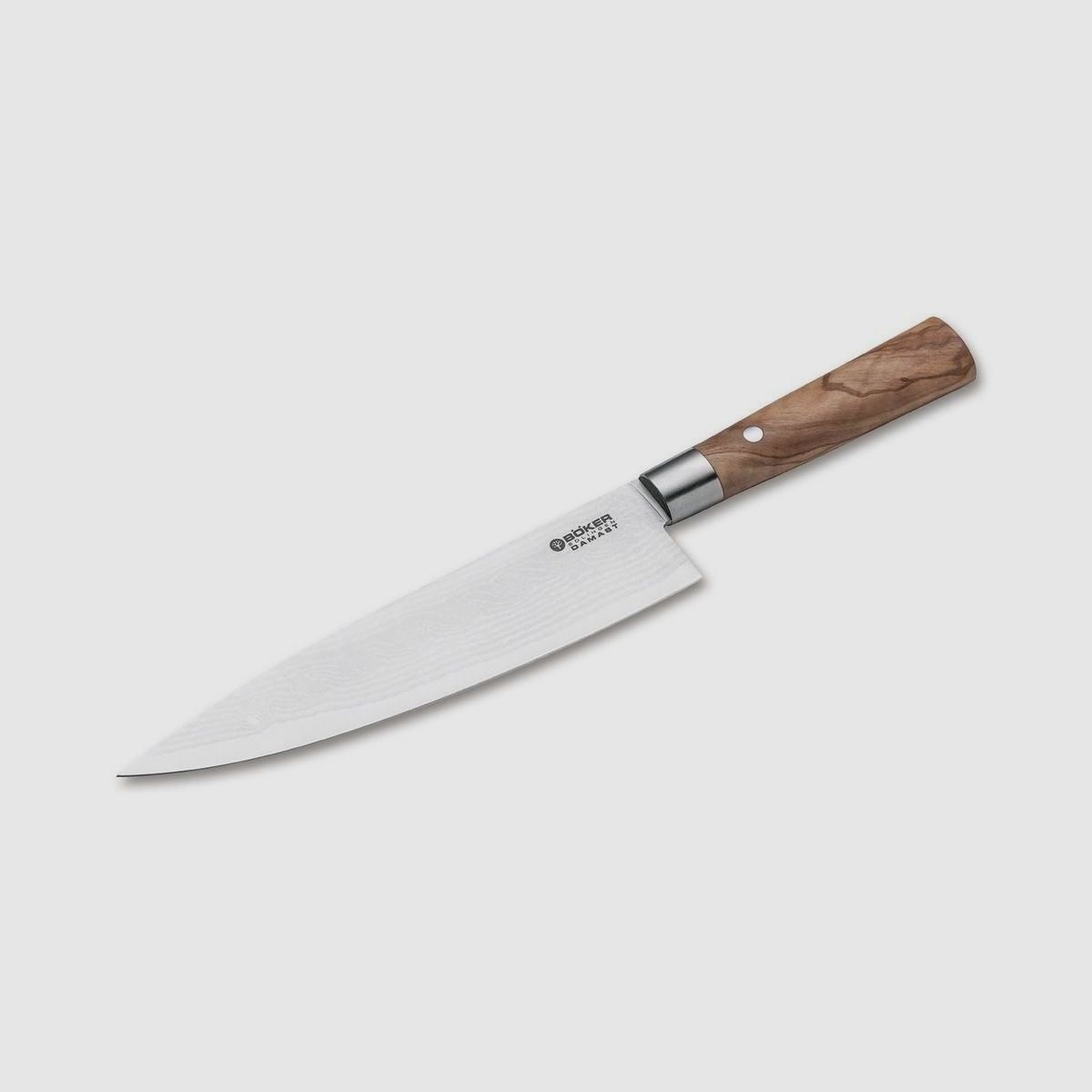 Böker Damast Olive set de regalo de cuchillo de chef con pulidor, Bild 6 von 14
