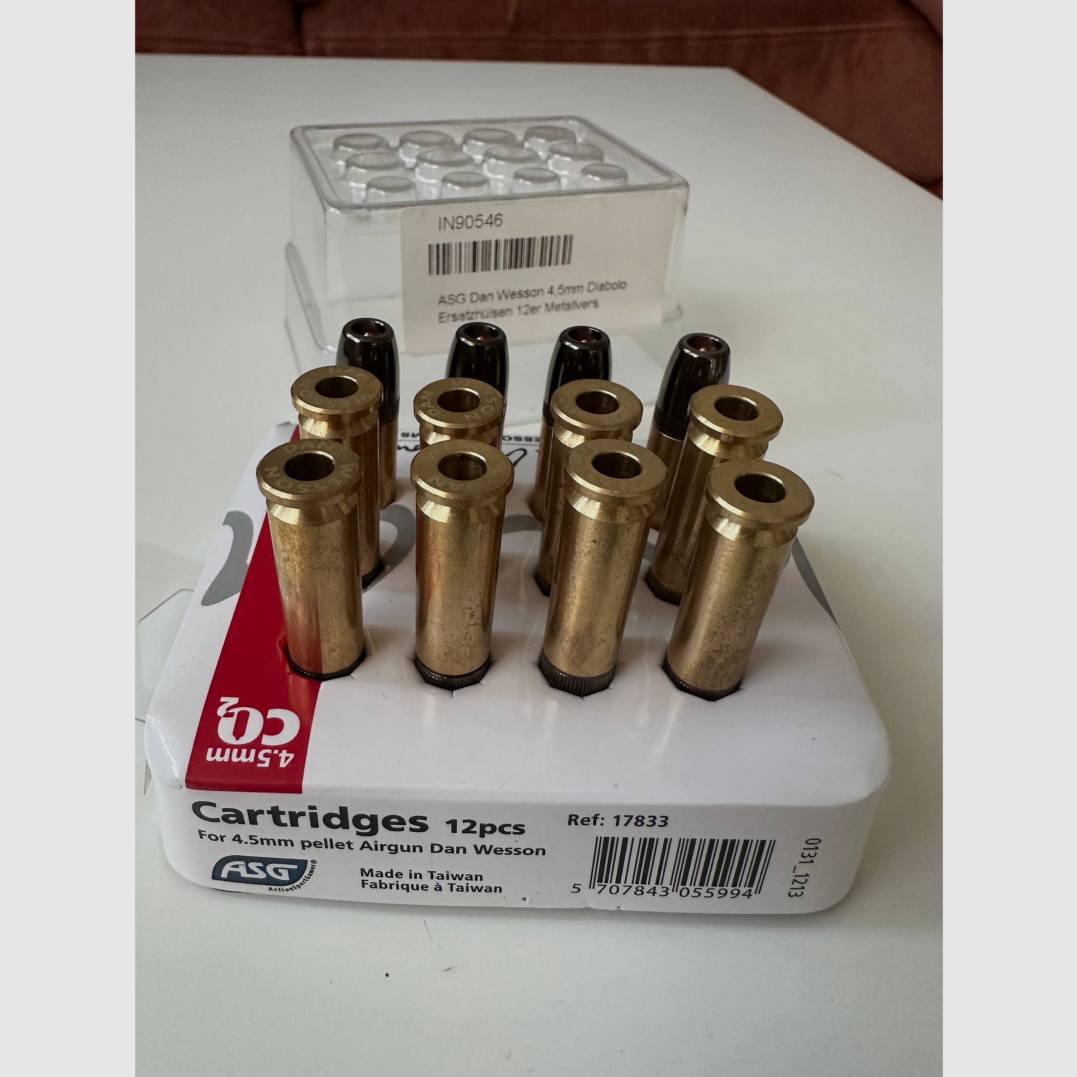 Dan Wesson 715 Ladehülsen 4,5mm Diabolo, Ladehülsen Dan Wesson 715 4,5mm Diabolo, Dan Wesson Ladehülsen 4,5mm Diabolo