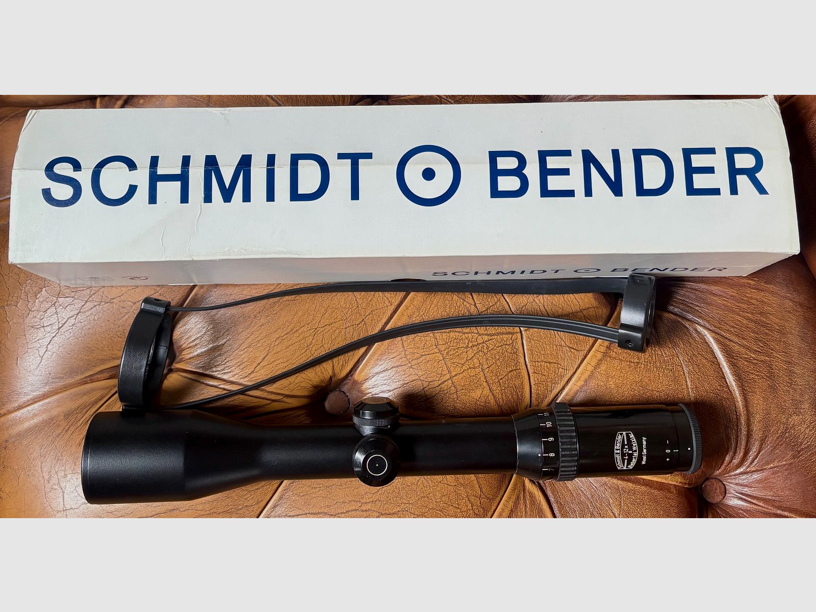 ZF Schmidt & Bender 4-12X42 Abs. 1 nella scatola originale