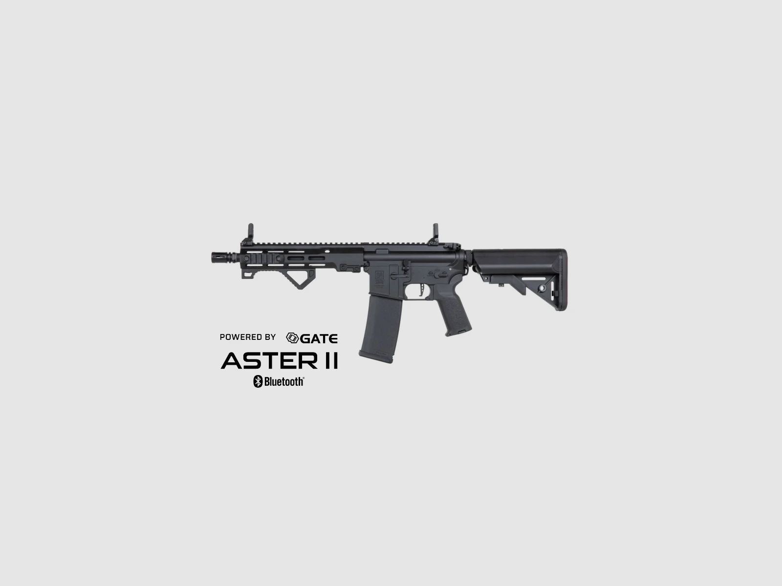 SA M4 CQB M-LOK (SA-P23 PRIME™ Aster II ETU BLDC™) Karabin Airsoft Wolno od 18 - Czarny -F-