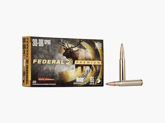 30-06 Springfield Federal 165 gr Nosler Partition VE20