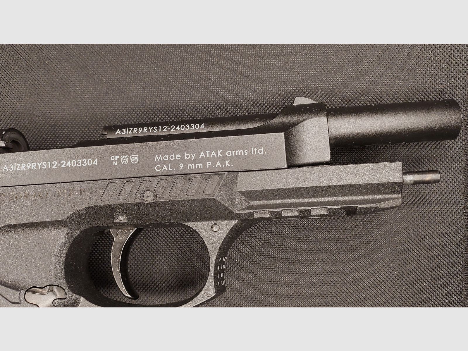 Zoraki 918-P TR-2024 9mm P.A.K. brüniert (PTB 1072) neuwertig Z 918 neuwertig