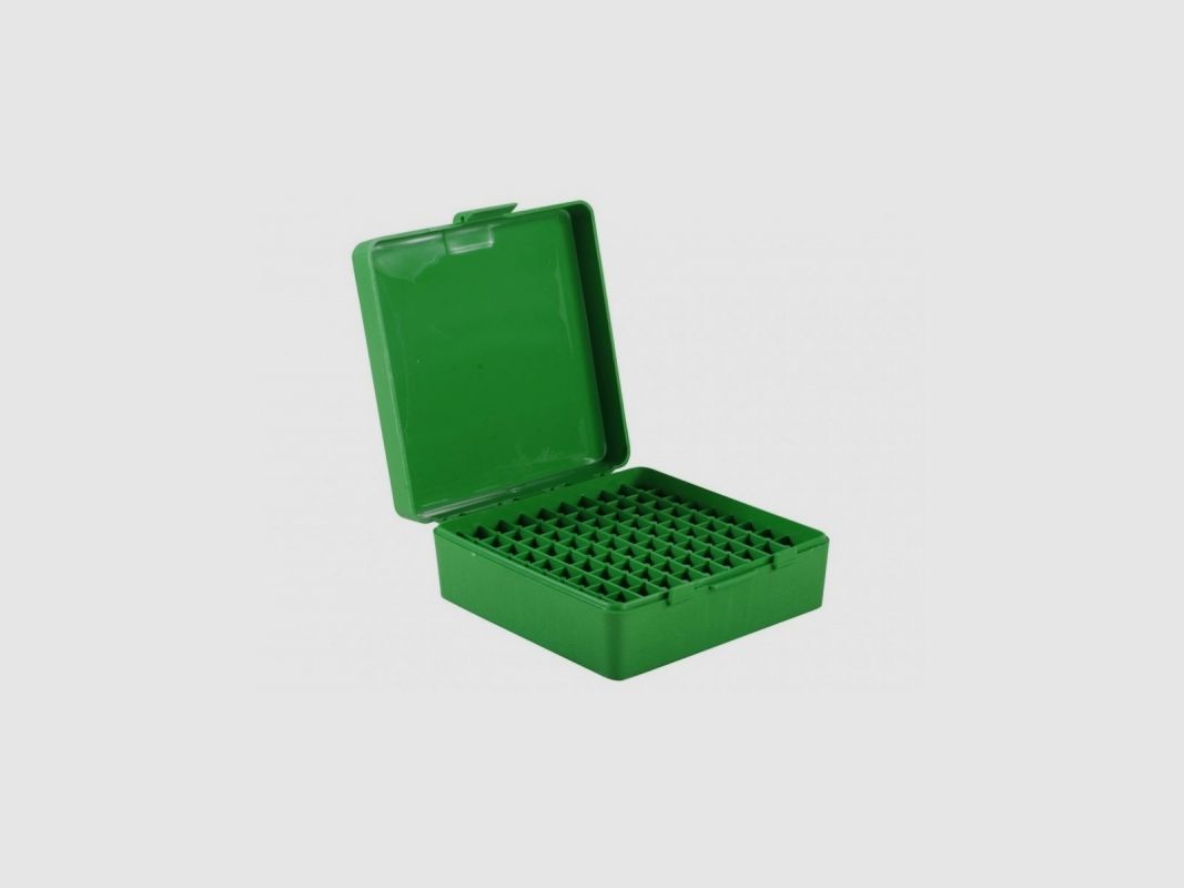 MTM BOÎTE À CARTOUCHES 44 MAG 100 PCS VERT, image 2 sur 2