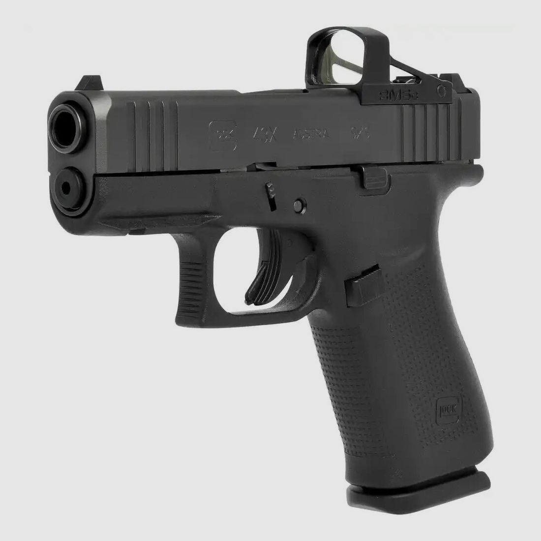Glock Glock 43X z zamontowanym celownikiem RMSc Shield Red Dot