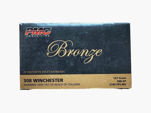 PMC Munition .308Win. FMJ-BT, 9,5 g