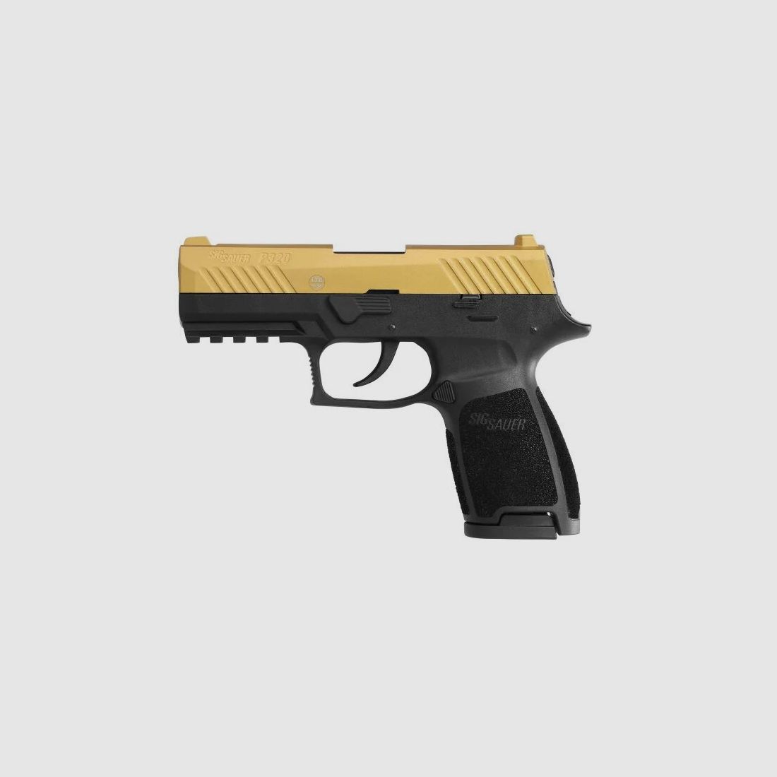 Sig Sauer Schreckschuss Pistole P320 Gold - 9mm P.A.K.