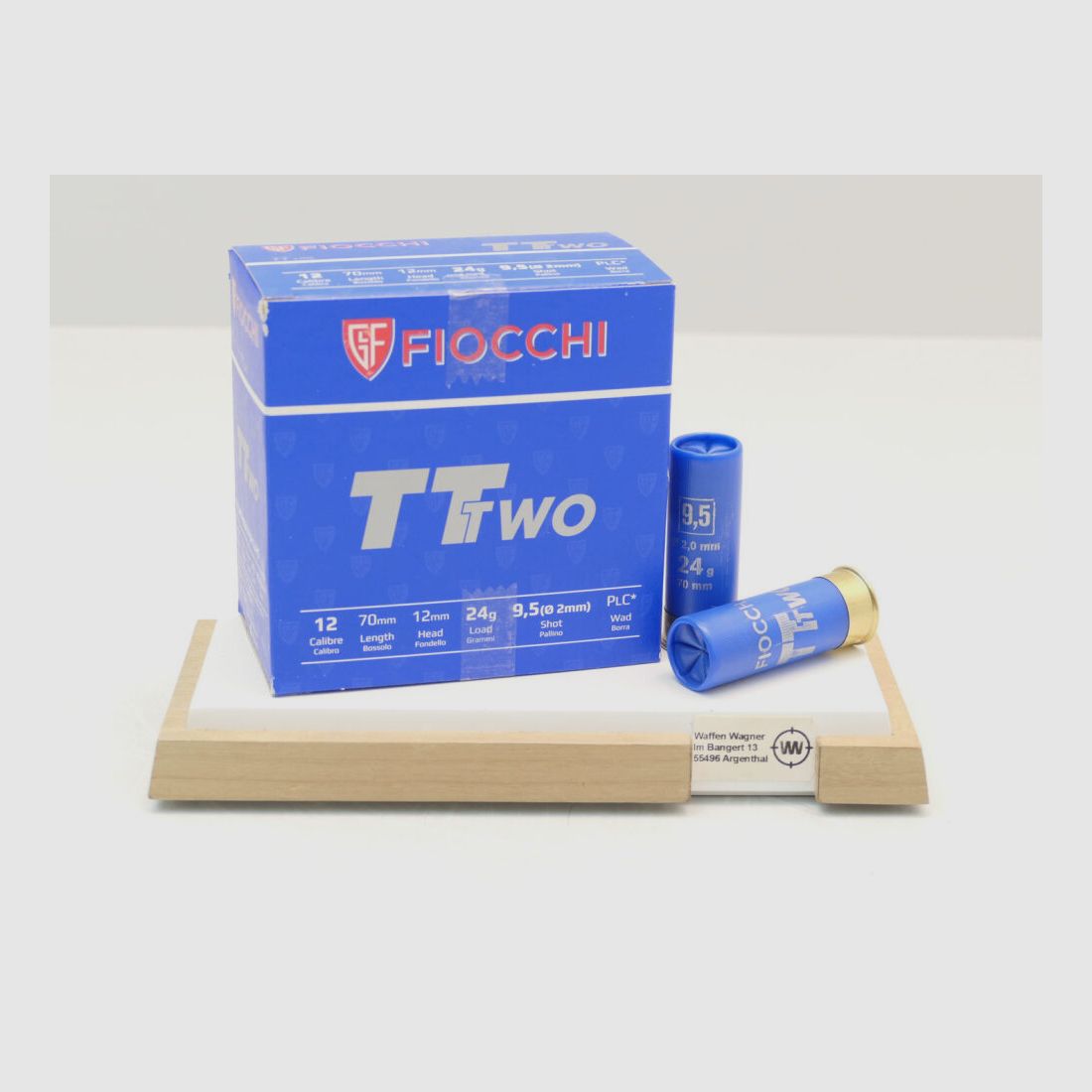 FIOCCHI TT TWO SKEET 24gr á25 12-70 - 2,0 mm