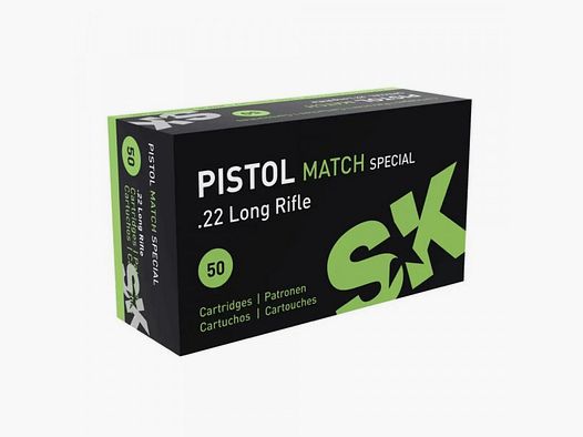 SK PISTOL MATCH SPECIAL - .22LR - 2,59 G / 40 GRS. - 50 STK.