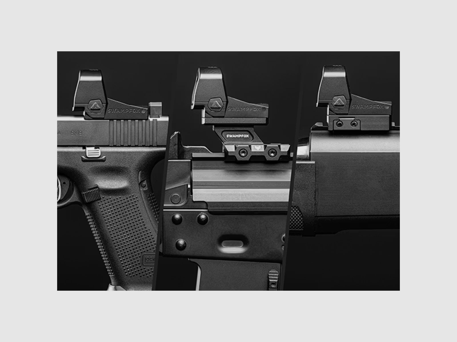 Swampfox Justice II 1x30 RMR Reflexvisier - 6 MOA Dot, rot