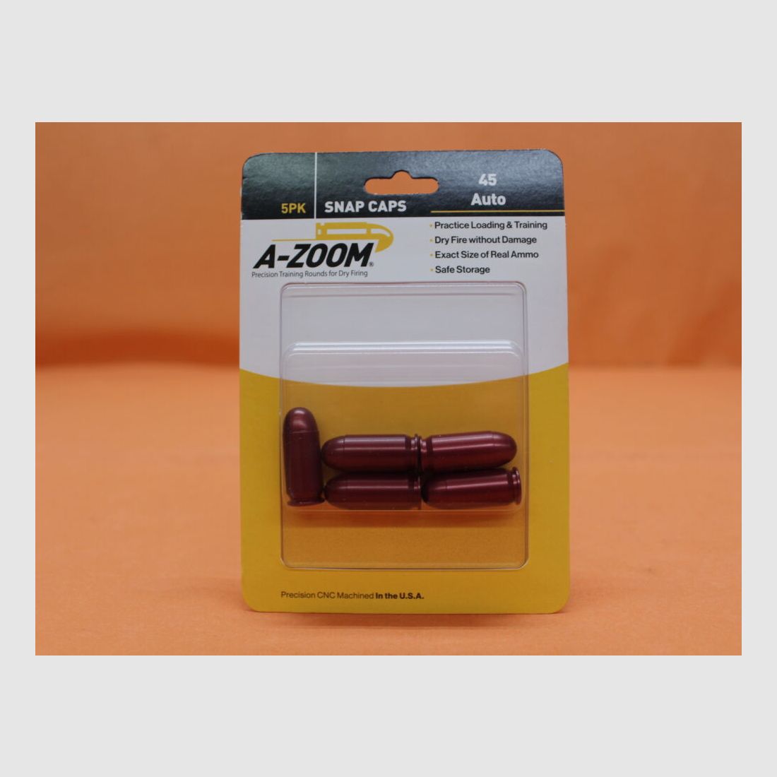 A-Zoom A-Zoom Exerzier-/ Pufferpatrone Alu .45Auto Set mit 5 Stück (15115)