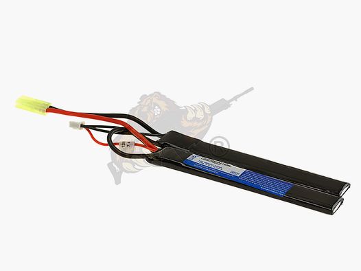 Airsoft LiPo Akku 7.4V 1300mAh 20C Stock Twin Type