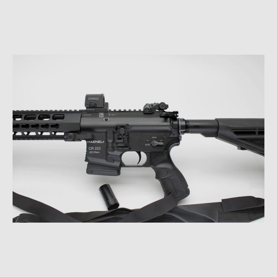 SL Büchse Haenel CR 223 mit 16,5" Lauf und Steiner MSR .223Rem