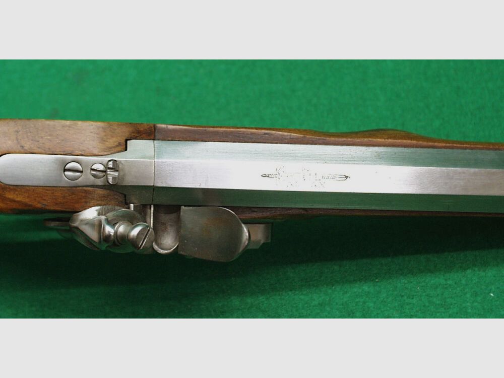 Artax	 Boutet Steinschloßpistole, Kal.45 glatt, steel finish