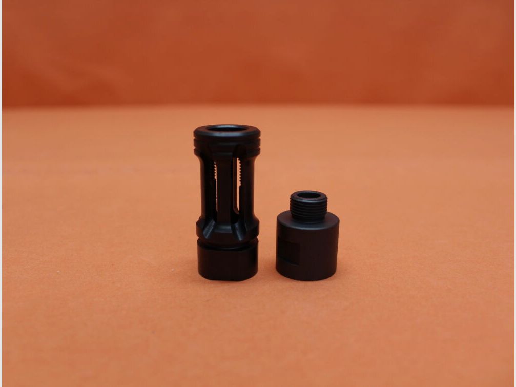 Steyr Mannlicher Steyr Mannlicher AUG-Z SP: Muzzle brake AUG .223Rem (M13x1 left) incl. thread adapter (1/2-20) for AUG-Z SP