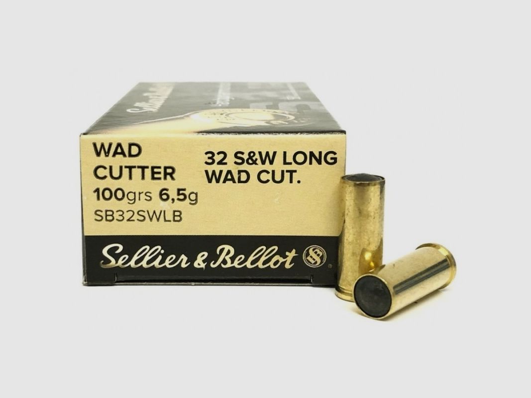 SELLEIER BELLOT MUNITION C/32 S&W WAD-CUTTER 100GR, Bild 2 von 2