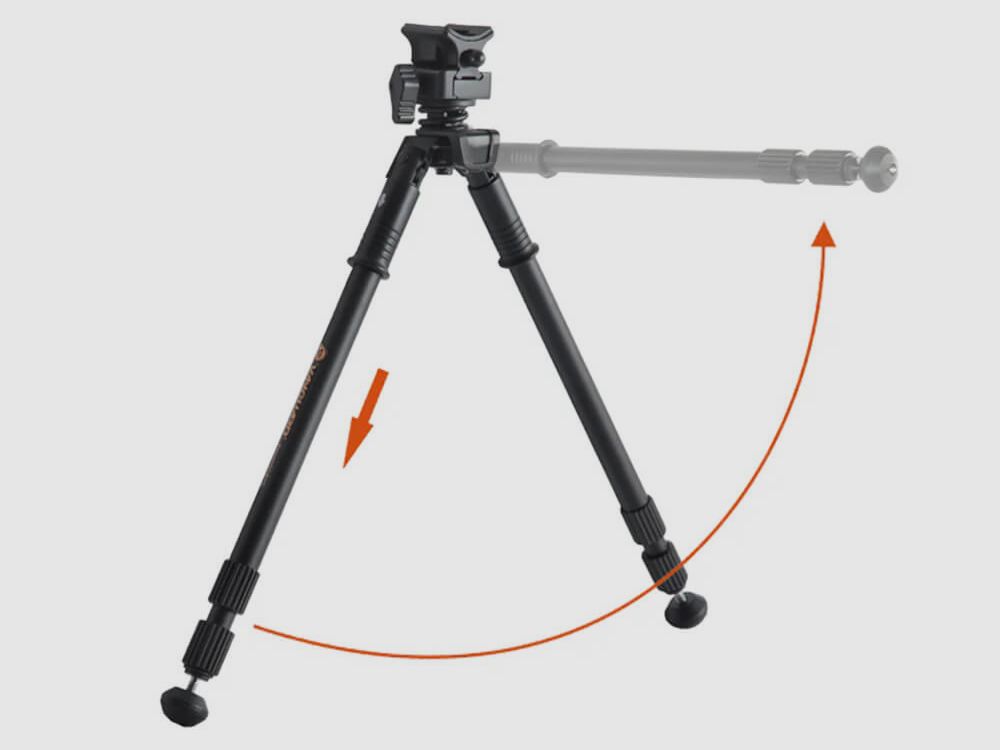 Vanguard Bipod Vanguard Equalizer Pivoting 2QS – Aluminium, image 5 of 6