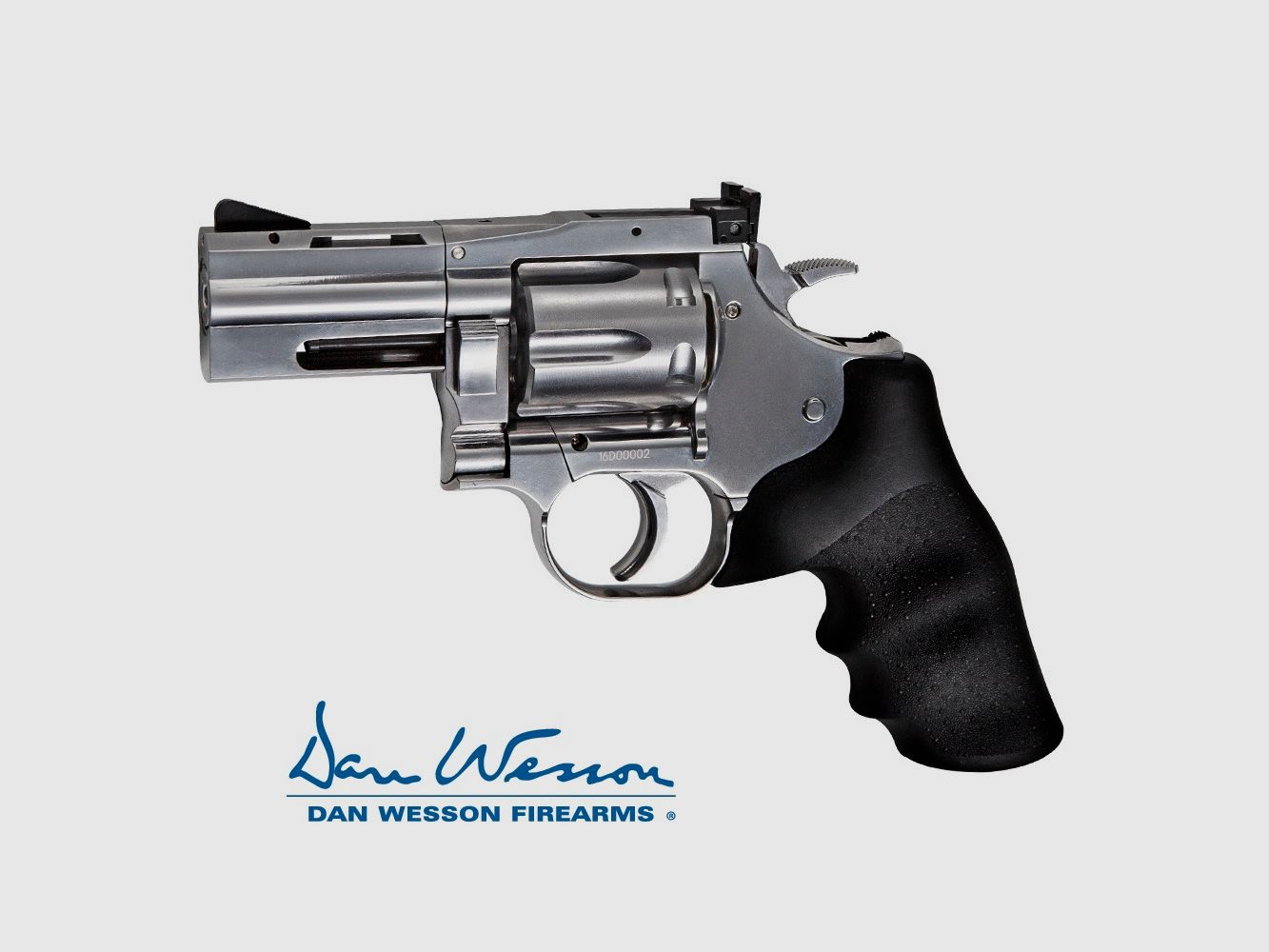 Revolver Dan Wesson 715, 2,5″ Silber – 4,5 mm Co2 Stahl-BBs