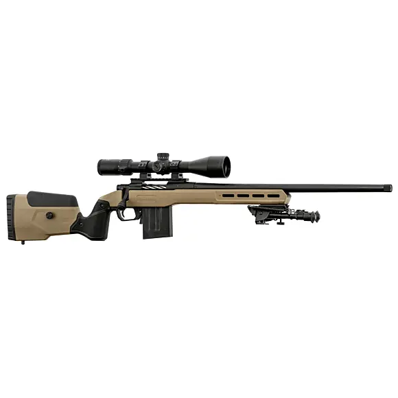 Pack Repetierbüchse Mossberg Patriot LR Tactical .308 Win RTI 6-24x50 Zweibein Harris, Bild 5 von 10