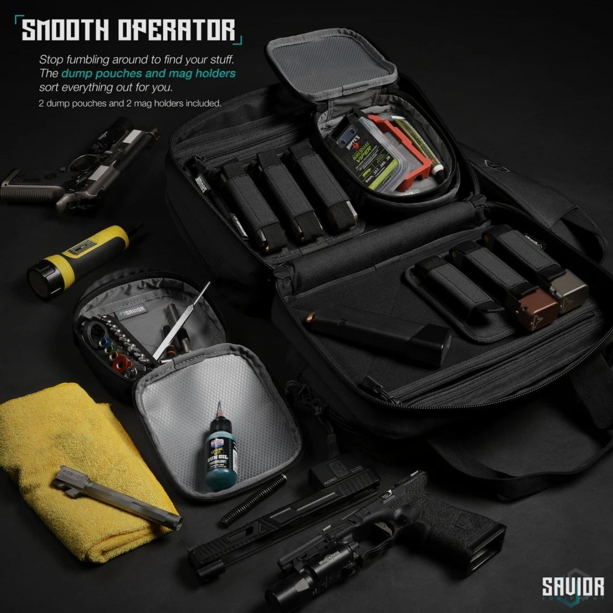 SAVIOR Bag – Mini Pistol Range Bag Specialist – 36″, image 8 of 9