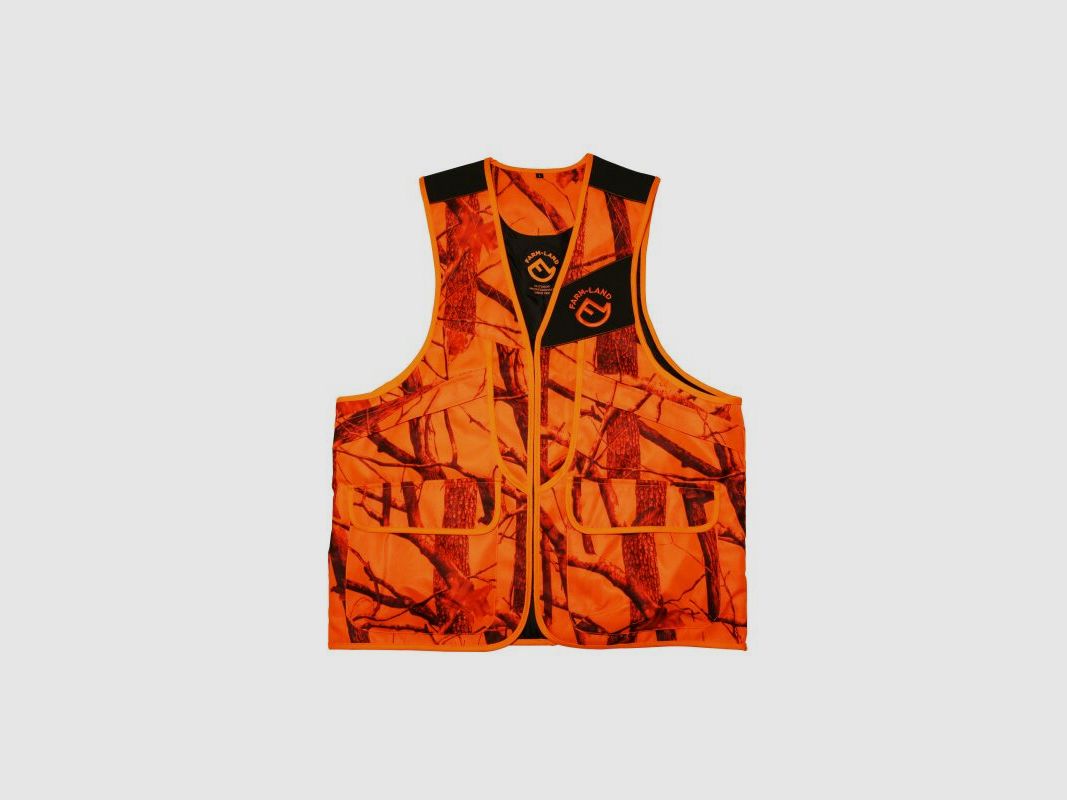 Farm-Land Warnweste Blaze Camo
