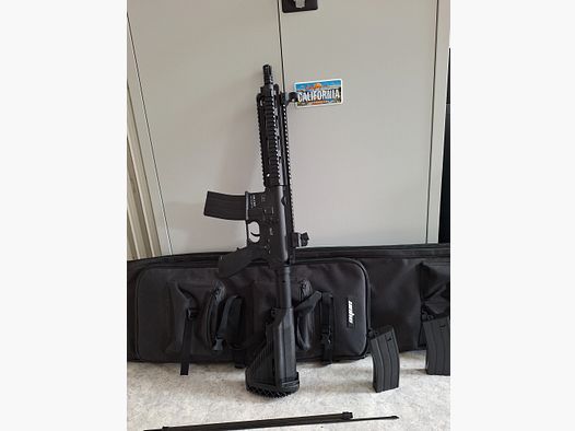 Softair HK 416 D Federdruck <0,5j mit Ersatzmagazinen 