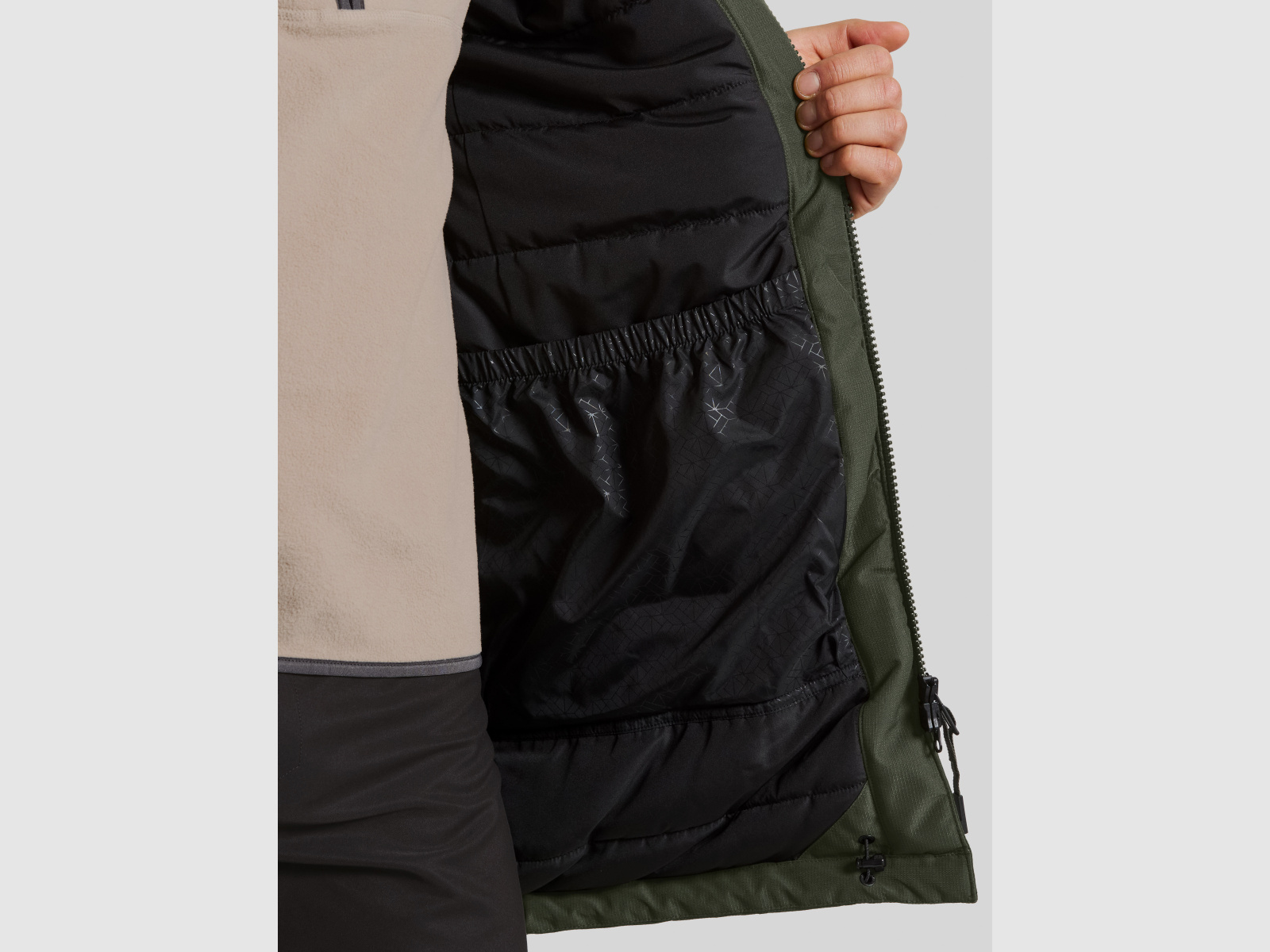 DIDRIKSONS Rick Parka Głęboka Zieleń