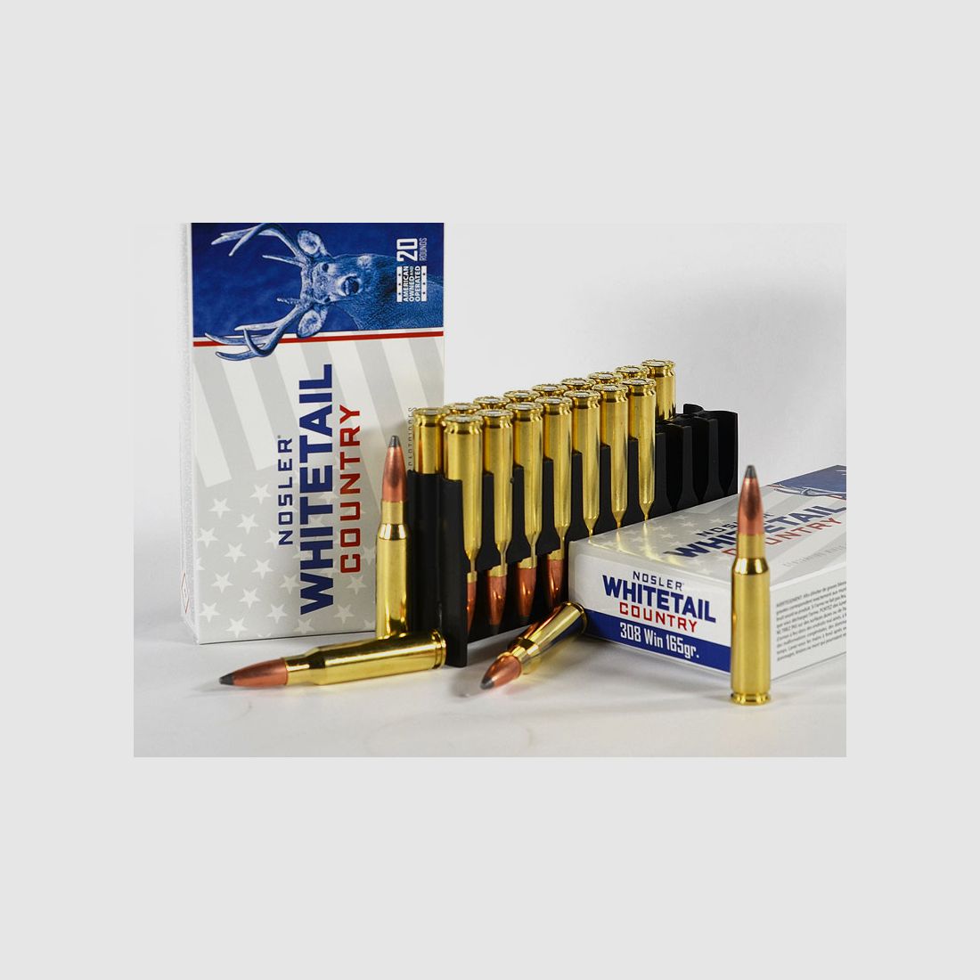 NOSLER Whitetail Country .308 Winchester 165 grs 1 verpakking (20 schoten à 1,495 €*)