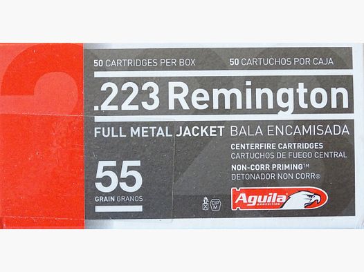 Aguila .223Rem 55grs FMJ - 1000 shots