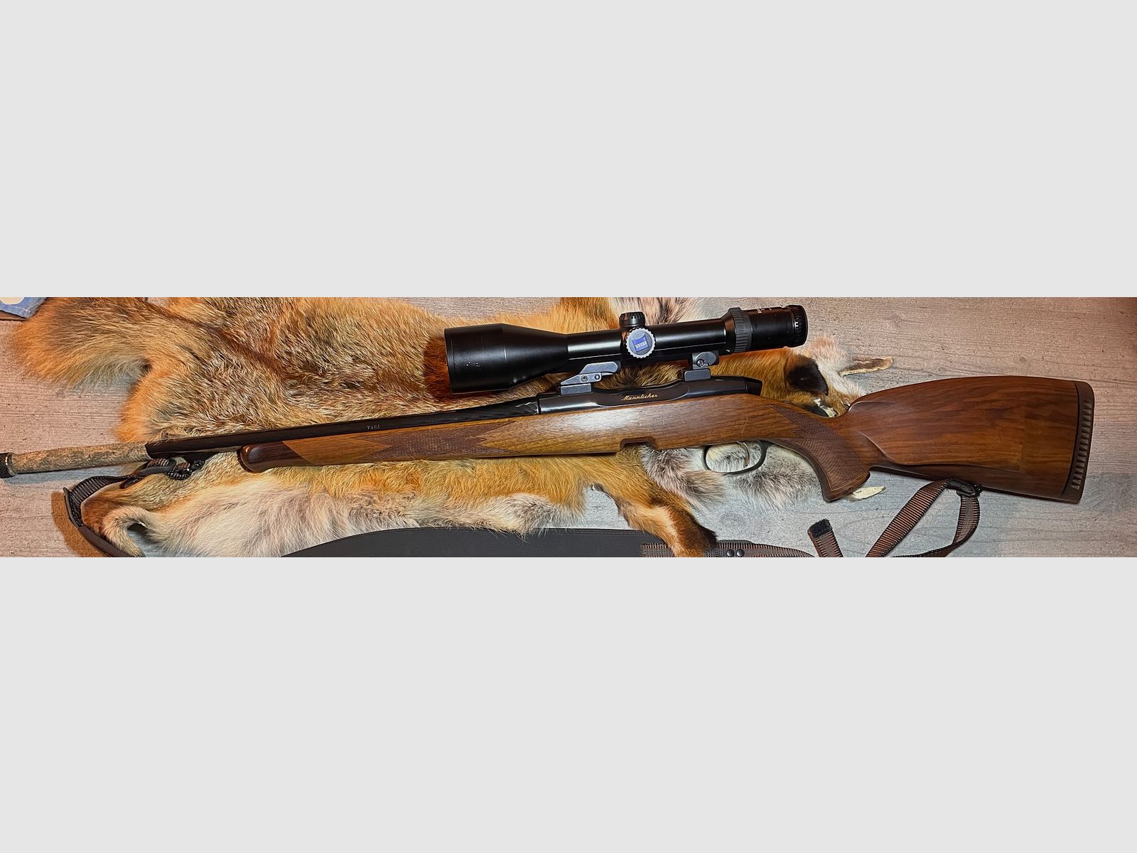 Steyr Mannlicher SBS 7x64, Zeiss Diavari VM 3-12x56 gwint na lufcie M14