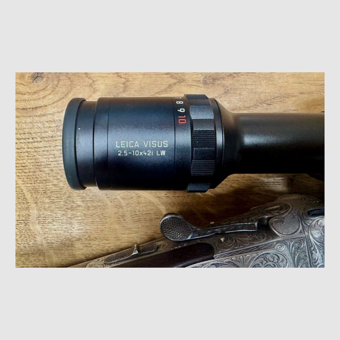 Krieghoff Ulm Primus Escopeta de Perrotes con Cañón Intercambiable y Leica Visus, imagen 6 de 6