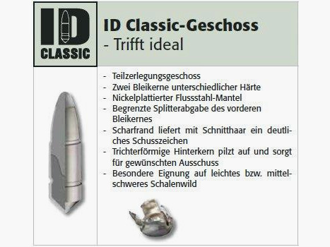 RWS Proiettili per Fucile 8mmS/323-198-ID Classic TM 50 pz 12,8 g