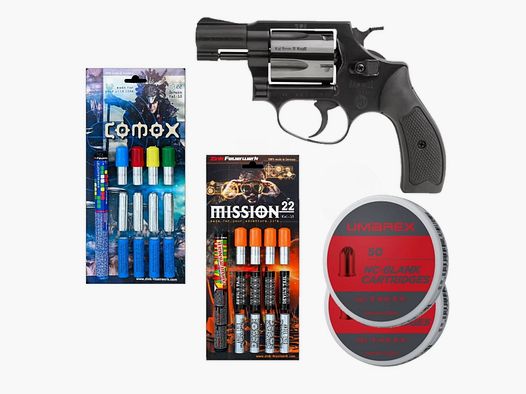 Feuerwerk Revolver Set Weihrauch HW 37 Schreckschuss