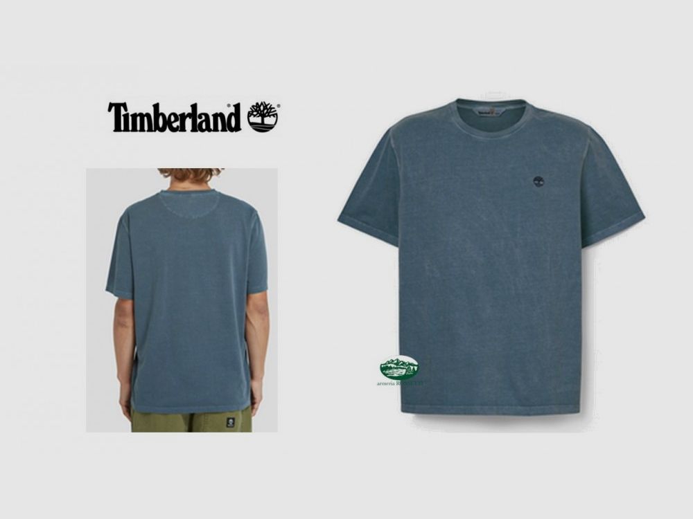 TIMBERLAND T-shirt Ronde Hals Dunstan River vintage blauw