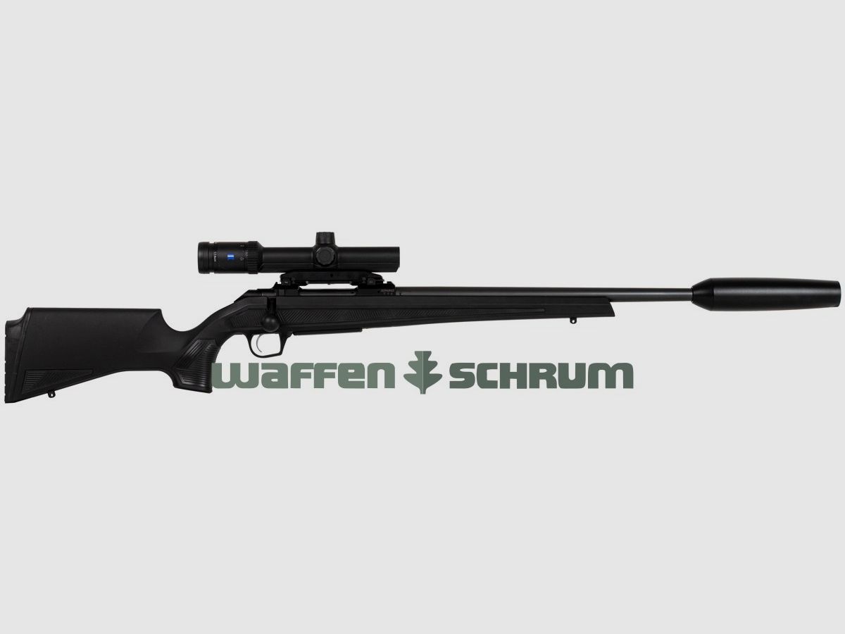 CZ 600 ALPHA 8x57JS, ZF Zeiss Conquest V6 1.1-6-x24M Abs. 60, Dentler Montage, LL: 51cm, M15x1, Sauer Titanium 3D + Narzędzie, Neoprenowa Osłona